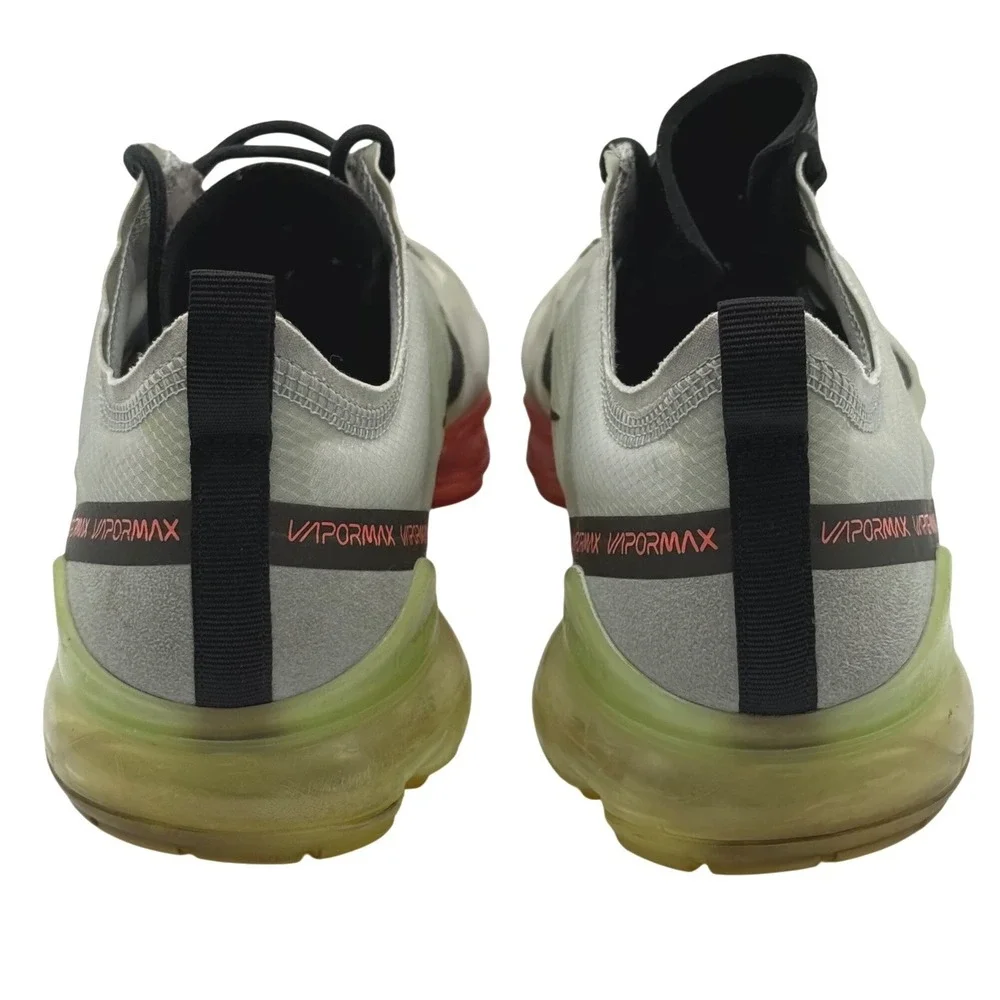 Nike Air VaporMax 2019 AR6631-007 Men's Size 12 Grey‎ Volt Crimson Running Shoes